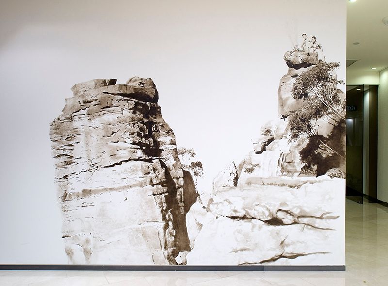 Campfire at Ruined Castle